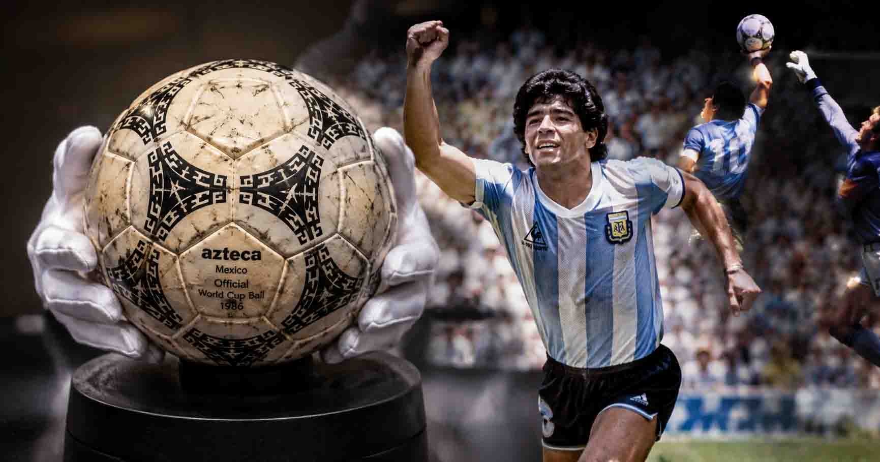كرة يد الله لمارادونا Maradona's Hand of God ball