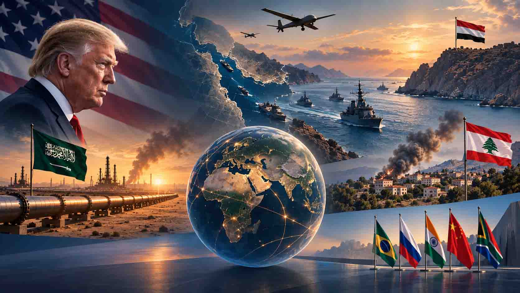 Daily Report September 12 2026 التقرير اليومي 12 سبتمبر: خط النفط السعودي وهرمز وباب المندب