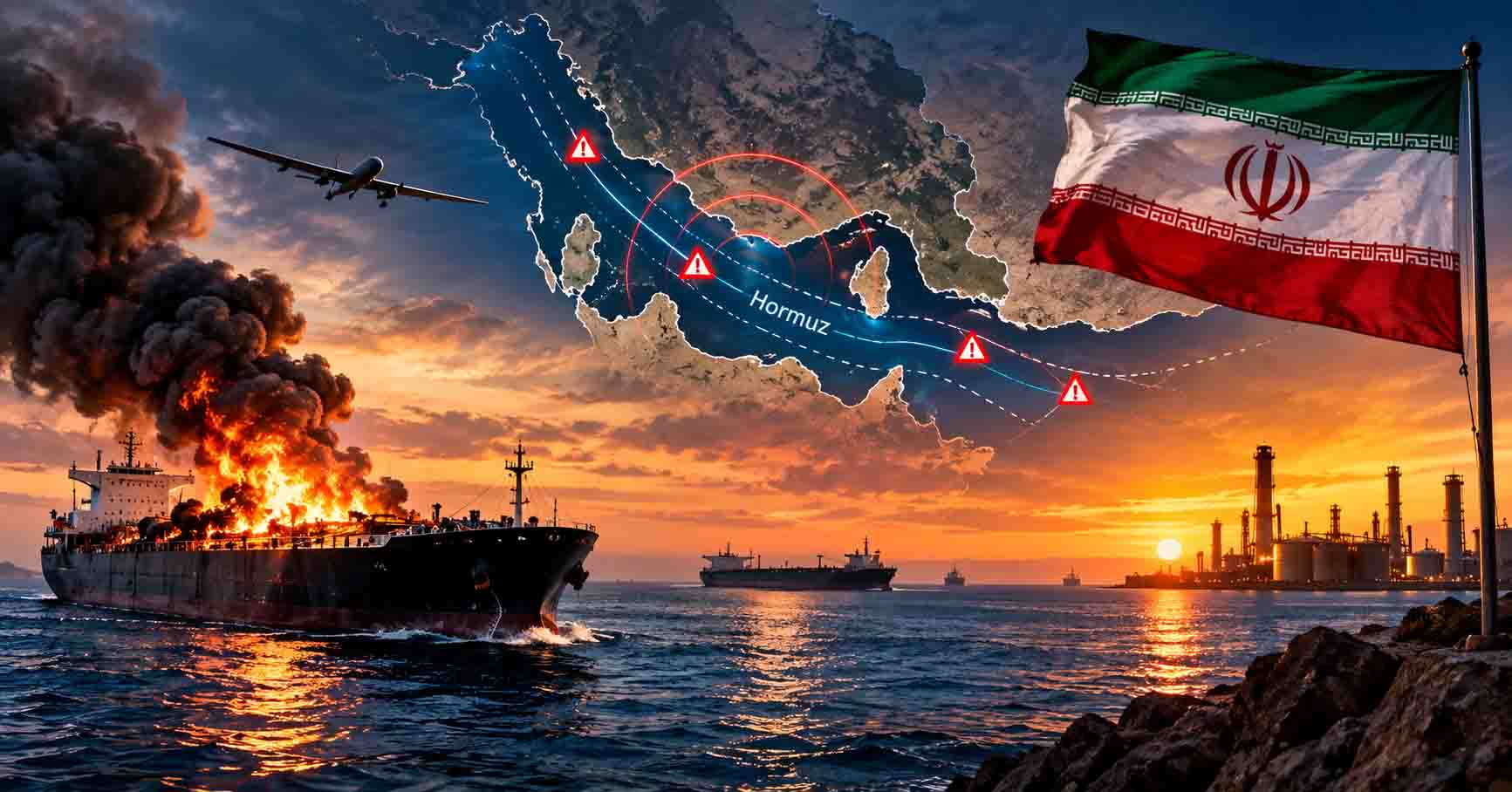 مضيق هرمز US-Iran Escalation