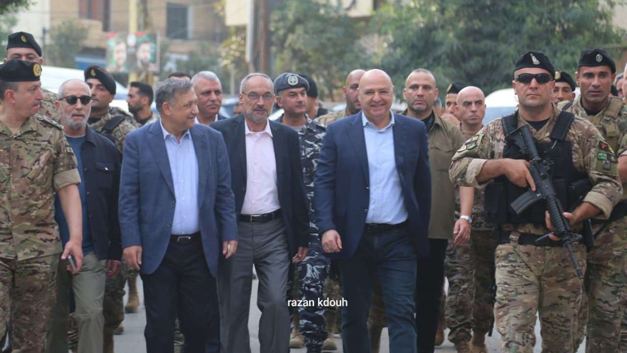 عون في النبطية Aoun in Nabatieh