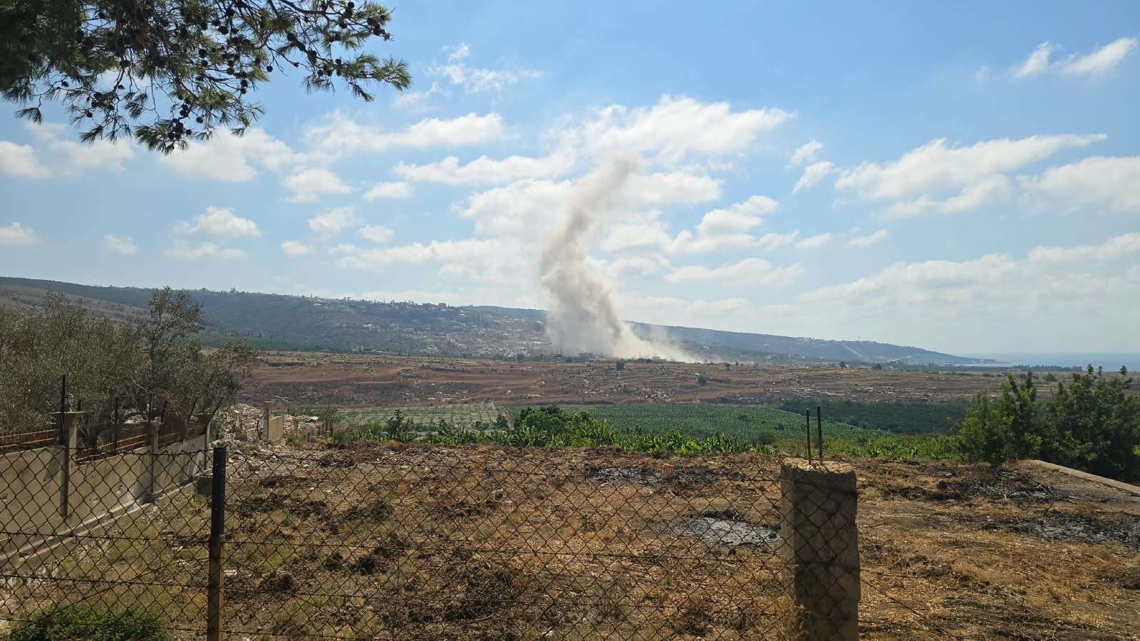 Israeli explosion in the southern Lebanese town of Mansouri