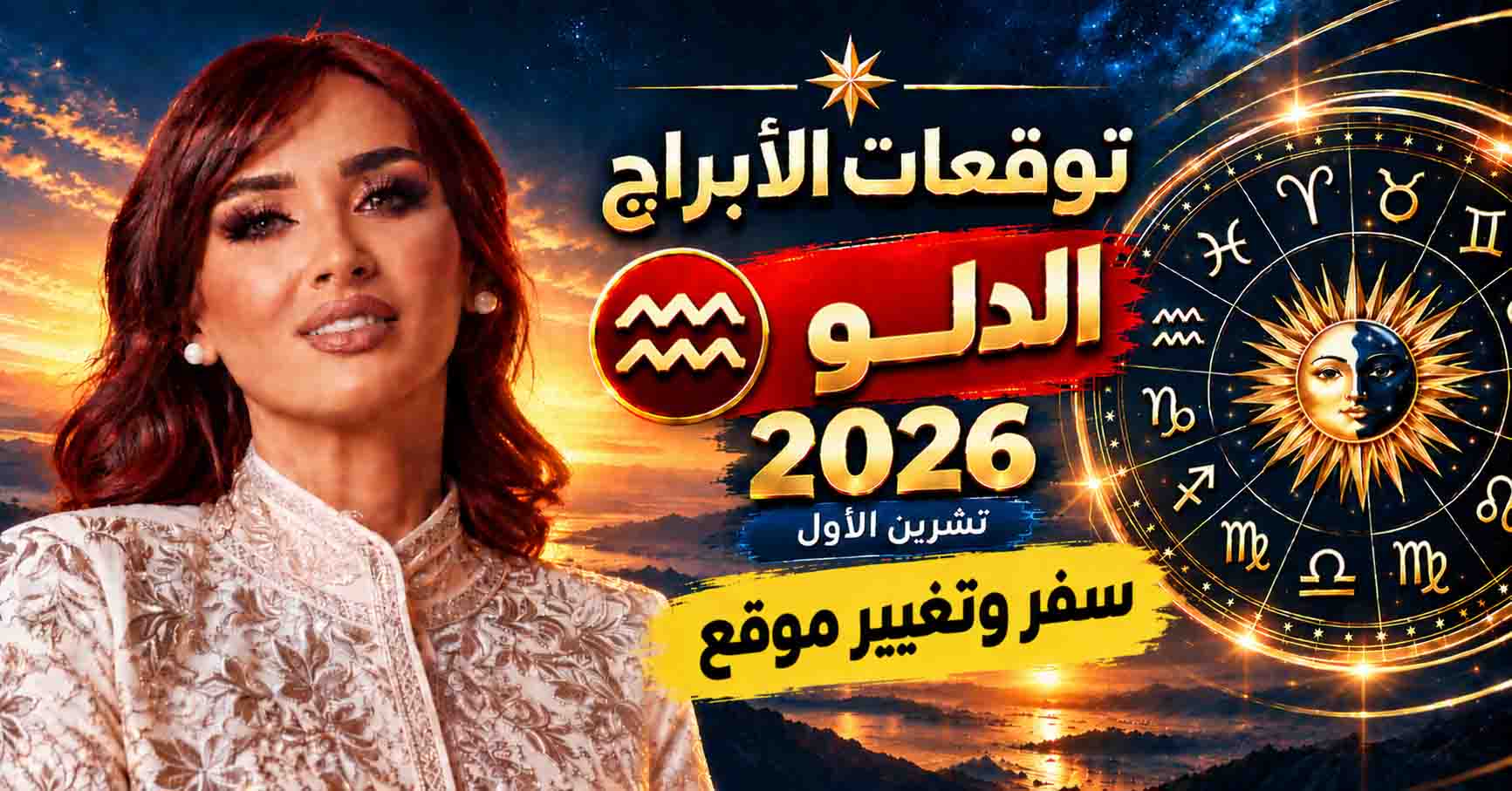 توقعات برج الدلو أكتوبر 2026 Aquarius Horoscope October 2026